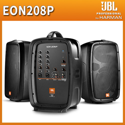 JBL EON208P/300W/8채널/이동식 포터블 PA시스템/올인원PA