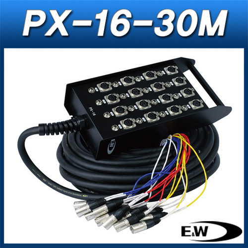 ENW PX-16-30M/케이블(박스형)/캐논암 16채널 박스+30M