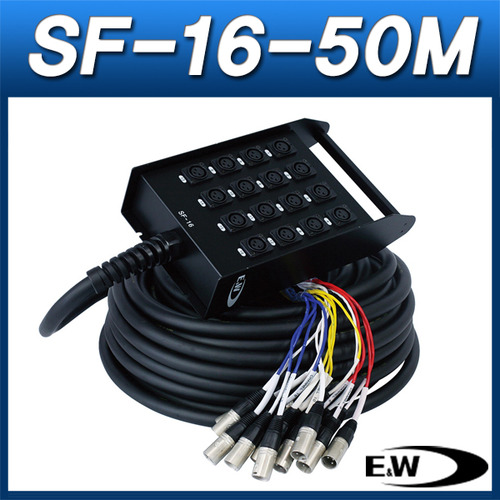 ENW SF-16-50M/케이블(박스형)/캐논암 16채널 박스+50M