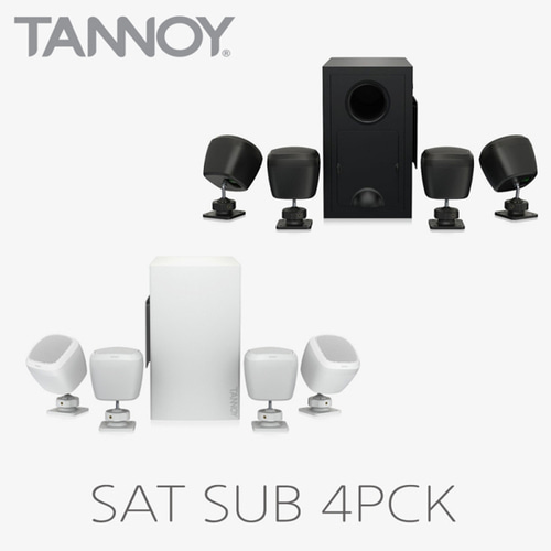 TANNOY SAT SUB 4PACK/탄노이 SAT 서브우퍼+위성스피커4