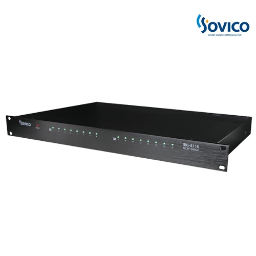 SOVICO IRG-8116/릴레이그룹/전관방송/비상방송/스피커선로제어기능/구INKEL IRG8116