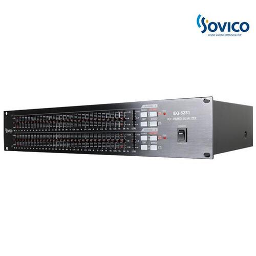 SOVICO IEQ-8231/그래픽이퀄라이저/2채널31밴드/전관방송/비상방송/구INKEL IEQ8231