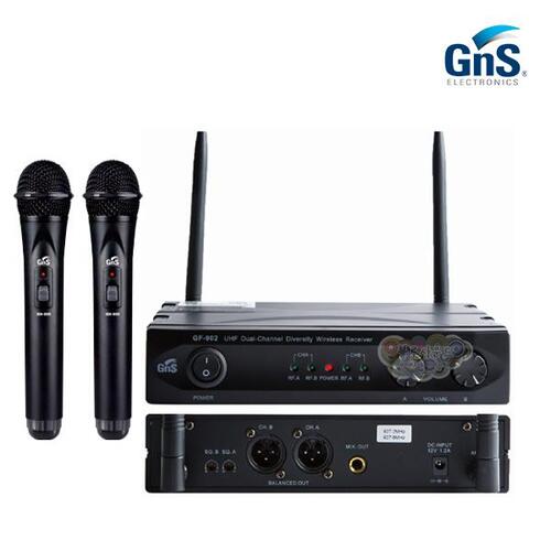GF902DH/GNS/2CH/무선마이크 핸드+핸드세트(GF-902DH)