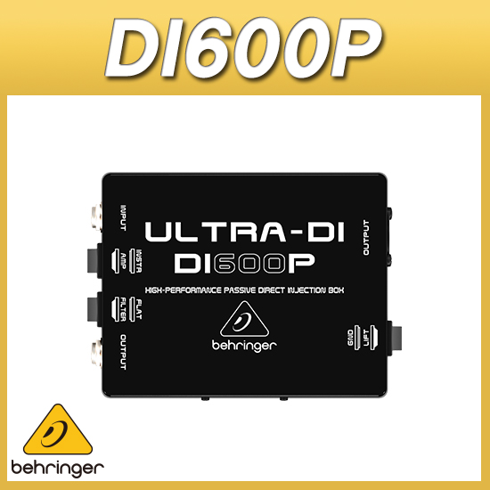 BEHRINGER DI600P/베링거 패시브 DI박스(DirectBox DI-600P)