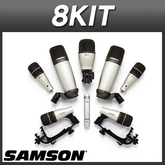 SAMSON DK8 샘슨 8킷 드럼마이크패키지