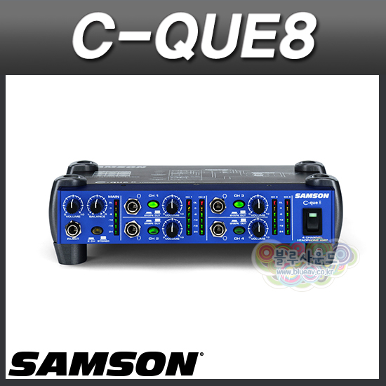 SAMSON C-Q8 샘슨 헤드폰앰프/고급헤드폰엠프 C-que8/4채널