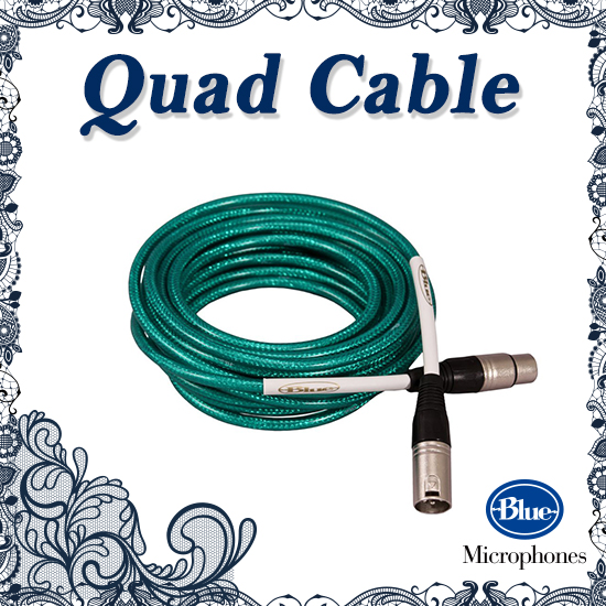 BLUE Quad Cable 블루마이크/쿼드케이블/5.5M XLR 마이크 케이블
