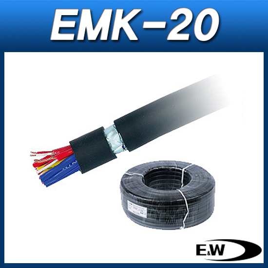 E&amp;W EMK-20/20채널 마이크 멀티케이블/100M 1롤/EW EMK20