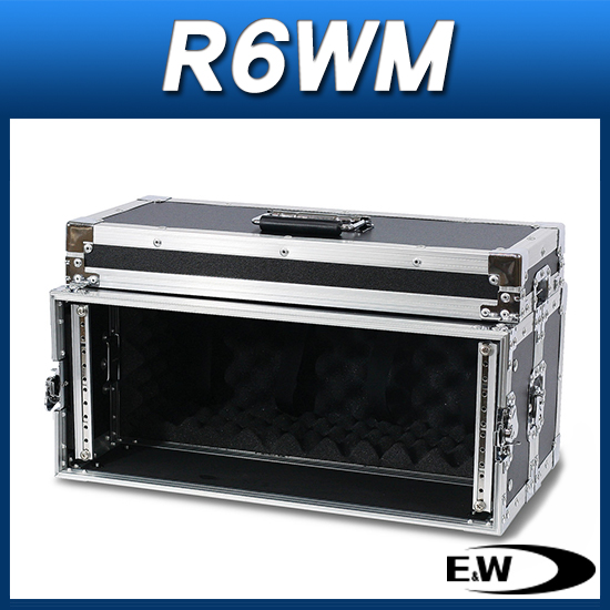 E&amp;W R-6WM/6구/무선마이크용 랙케이스/마이크케이스/EW R6WM