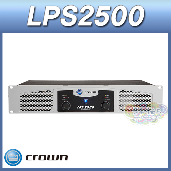CROWN LPS2500/파워앰프/8옴/550W+550W/고출력앰프/고급앰프 (크라운 LPS-2500)