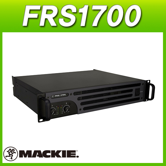 MACKIE FRS1700/맥키 파워앰프/뎀핑좋은 스위칭파워/채널당 540W(멕키 FRS-1700)