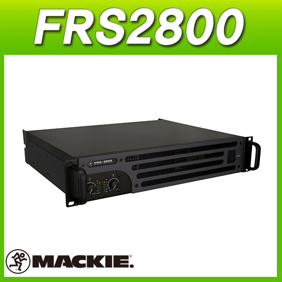 MACKIE FRS2800/맥키 파워앰프/뎀핑좋은 스위칭파워/채널당 850W(멕키 FRS-2800)
