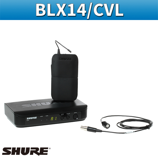 SHURE BLX14CVL/무선 핀 마이크 세트/슈어(BLX14/CVL)