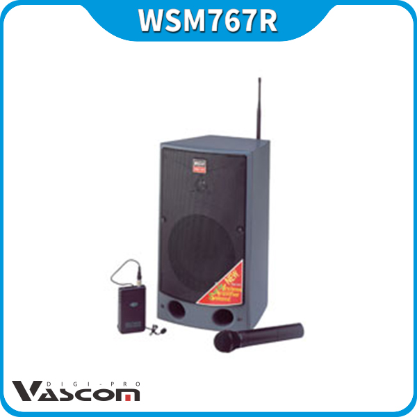 VASCOM WSM767R/액티브스피커/파워드스피커/바스컴/WSM-767R