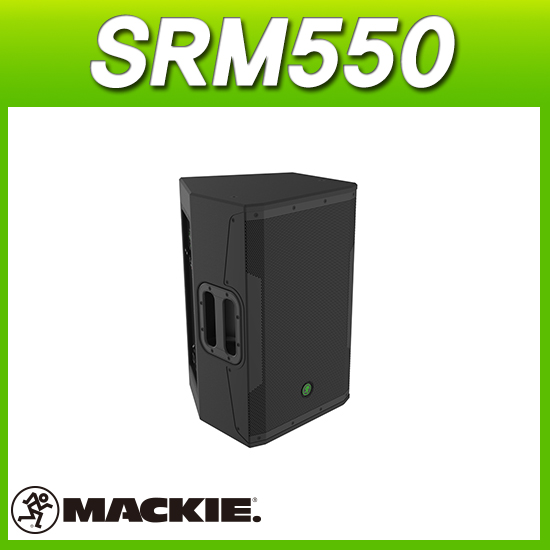 MACKIE SRM550(1개)/Active Powered Speaker/앰프내장스피커/액티브스피커/멕키 파워드스피커 1600W