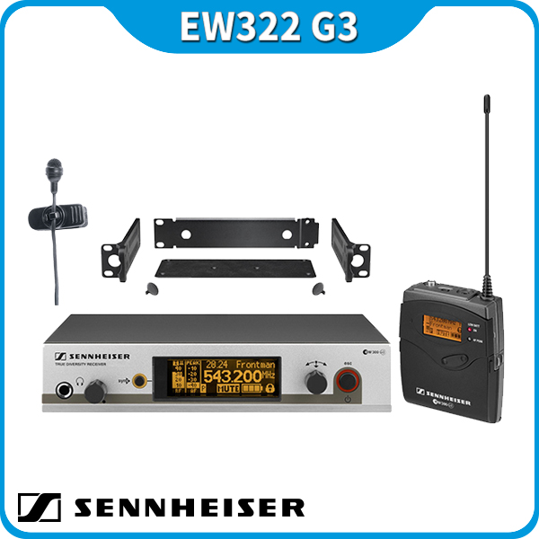 젠하이저 EW322G3/무선핀마이크세트/EW322-G3