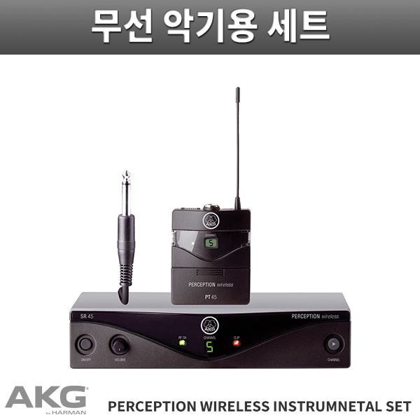 AKG PT45 악기용 무선마이크세트/Perception Wireless45 Instr Set