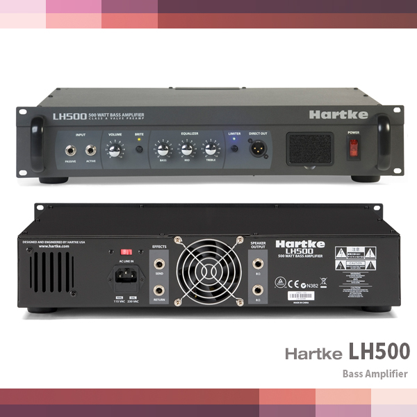 LH500/HARTKE/하케 베이스 앰프/Bass head Amplifier