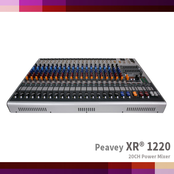 XR1220/PEAVEY/20채널 듀얼 파워믹서 (XR-1220)