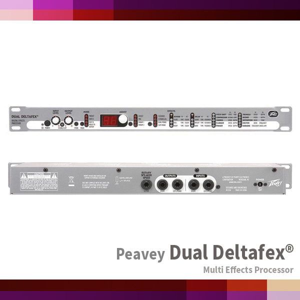 Dual Deltafex/PEAVEY/Multi Effects Processor