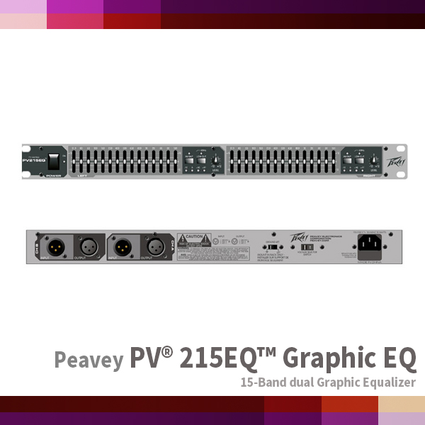 PV215EQ/PEAVEY/15Band Dual GraphicEQ (PV-215EQ)