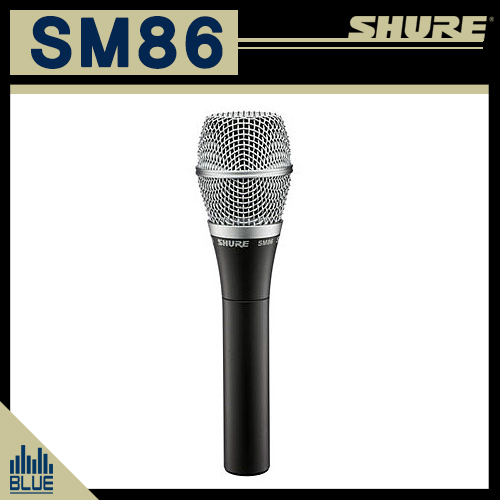 SHURE SM86-LC/슈어 유선마이크/보컬용 콘덴서마이크/삼아정품