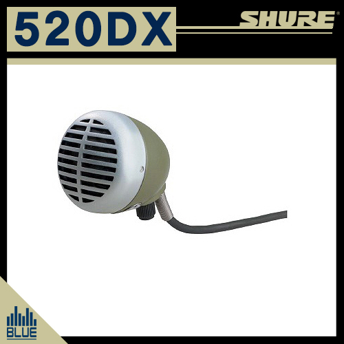 SHURE 520DX/유선마이크/악기용마이크/하모니카마이크