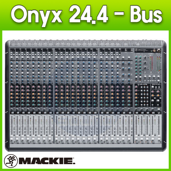 MACKIE Onyx24.4/맥키믹서/프리미엄 24채널믹서 20MIC입력 6AUX,4BUS(ONYX24-4)
