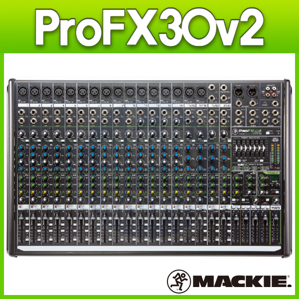 MACKIE PROFX30V2/16CH 이펙트 믹서/맥키(ProFX30v2)/USB