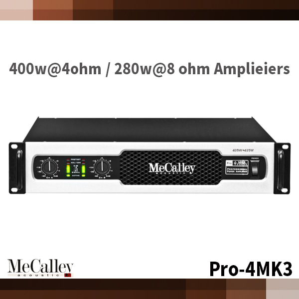 MECALLEY Pro4MK3/ 파워앰프/ 맥컬리(Pro4-MK3)