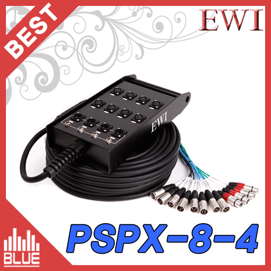 EWI PSPX8-4-15m/8채널/멀티케이블 완제품/4리턴