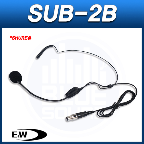 E&amp;W SHU2B/슈어/JTS용 (4핀)/ 헤드셋마이크/ (SHU-2B)