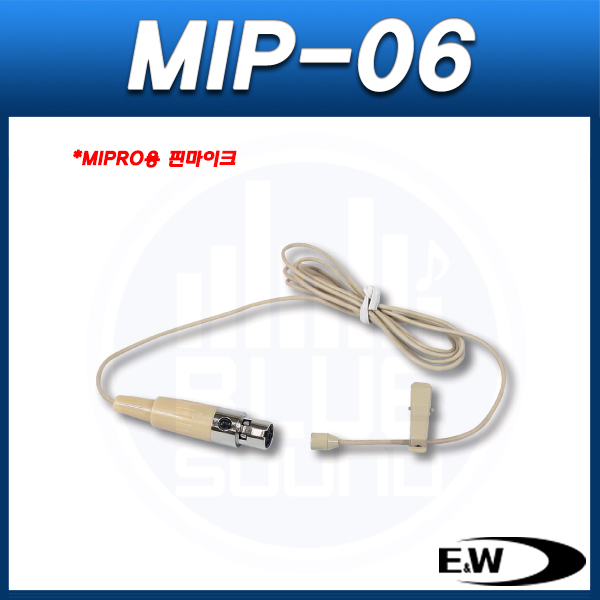E&amp;W MIP06/ MIPRO용(4핀)/ 핀 마이크/ (MIP-06)