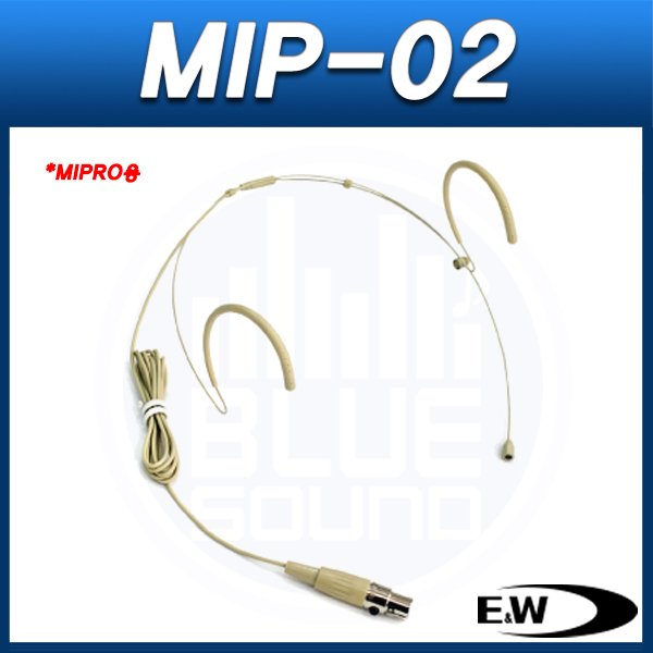 E&amp;W MIP02/MIPRO용(4핀)/헤드셋 마이크/(MIP-02)