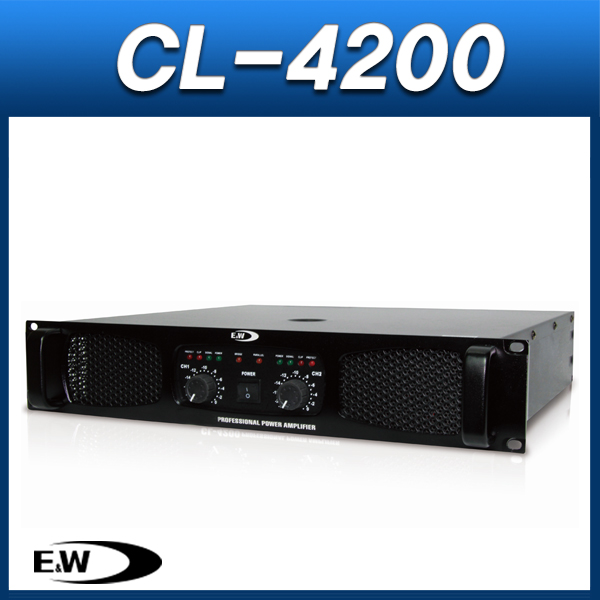E&amp;W CL4200/파워앰프/900W x 2CH/이앤더블유(CL-4200)