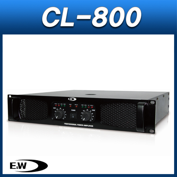 E&amp;W CL800/ 파워앰프/ 200W x 2CH/이앤더블유(CL-800)