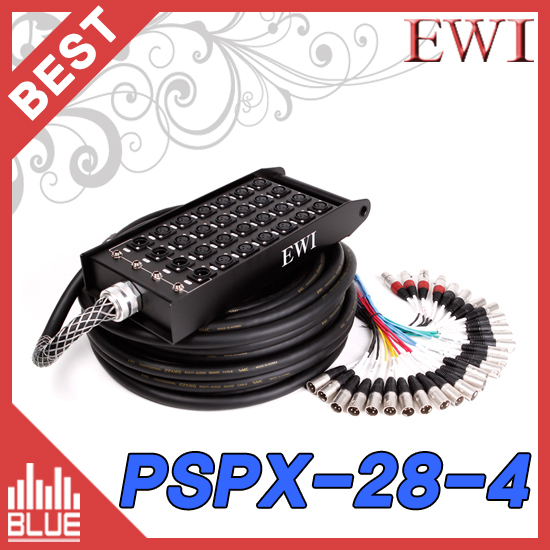EWI PSPX28-4-45m/28채널/멀티케이블 완제품/4리턴