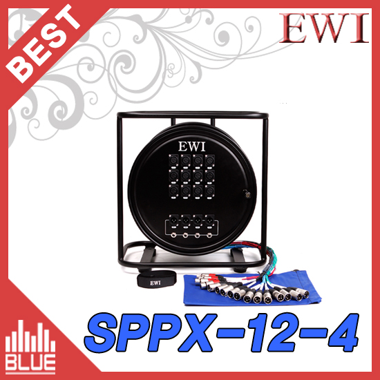 EWI SPPX12-4-45m/멀티케이블 릴형 완제품/캐논12채널 4리턴