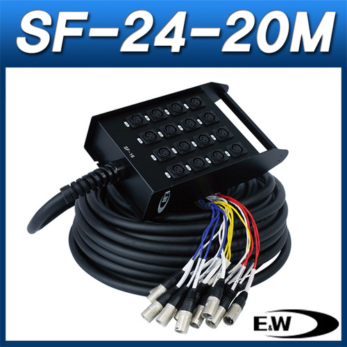 ENW SF24-20M/케이블(박스형)/캐논암 24채널 박스+20M