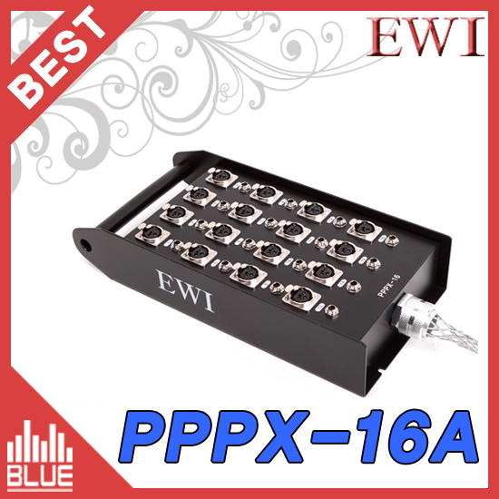 EWI PPPX-16A/스테이지박스/16채널 멀티박스/캐논,55잭 병렬연결/Switchcraft 커넥터 사용