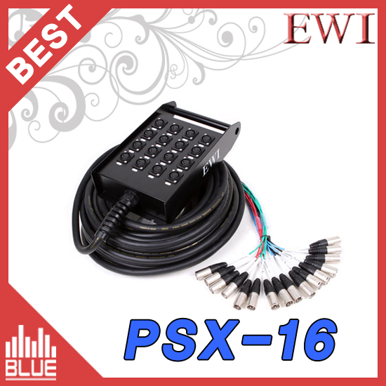 EWI PSX16-30m/멀티케이블 완제품/16채널