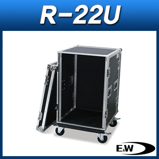 E&amp;W R-22U/하드랙케이스/앰프장착케이스/앞뒤커버포함/EW R22U
