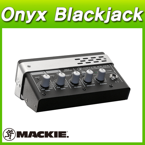 MACKIE Onyx Blackjack/맥키오디오인터페이스, 2/2 USB레코딩 INTERFACE