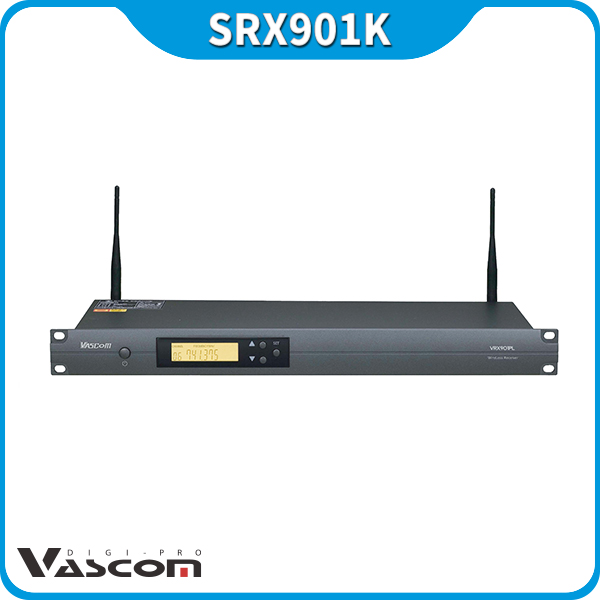 VASCOM SRX901K/무선마이크리시버/무선수신기/1채널/바스컴/SRX-901K