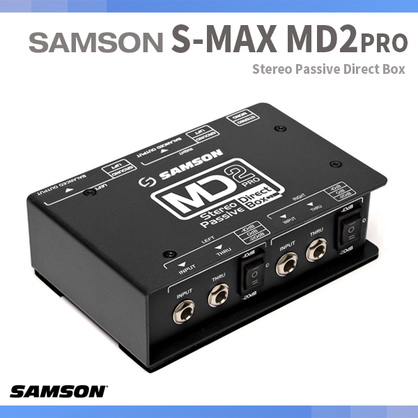 SAMSON S-MAX MD2pro /스테레오 다이렉트박스/2CH DI-BOX