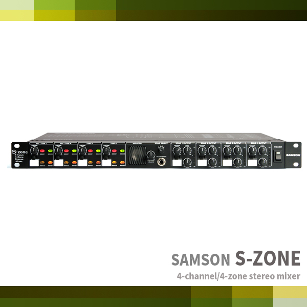 S ZONE/SAMSON/4CH 4ZONE STEREO MIXER (S-ZONE)