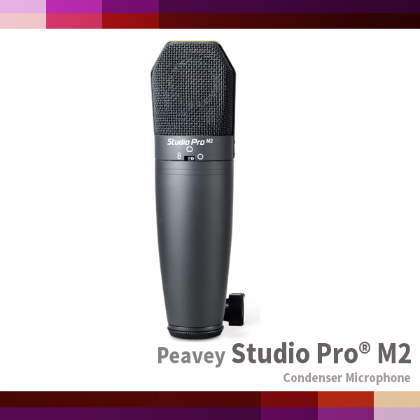 Studio Pro M2/Peavey/레코딩 패턴스위치 콘덴서마이크