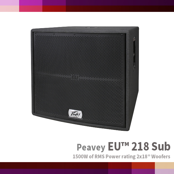 EU218F Sub/Peavey/1500W SubWoofer (EU-218F)