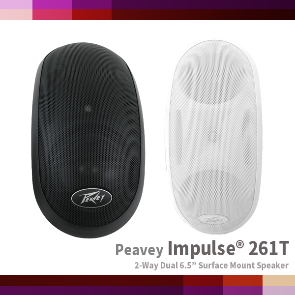 Impulse261T/Peavey/600W 2Way Dual Mount Speaker