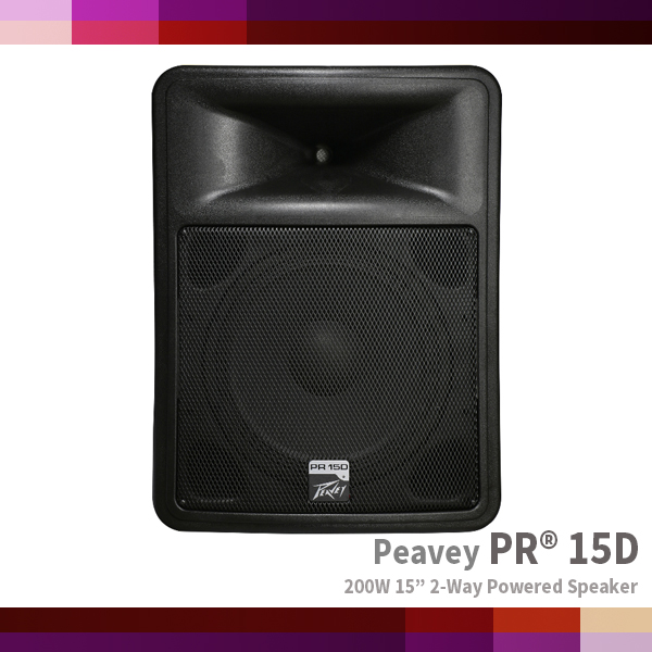 PR 15D/Peavey/2-Way 200W Powered Speaker (PR-15D)